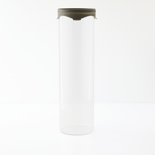 Borosilicate Glass Flip-N-Snap Airtight Dry Food Storage Container - 2000mL