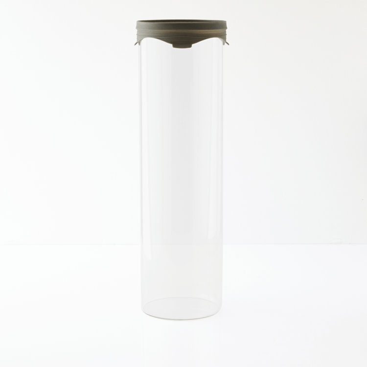 Borosilicate Glass Flip-N-Snap Airtight Dry Food Storage Container - 2000mL