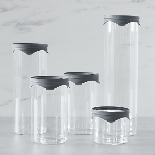 Divided Glass Storage Container, 3.4c