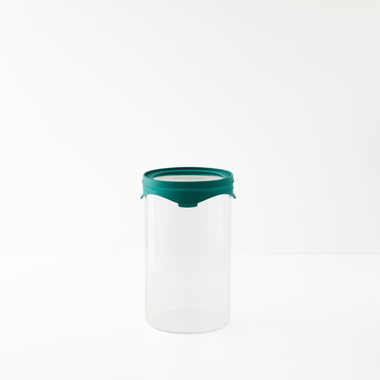Borosilicate Glass Flip-N-Snap Airtight Dry Food Storage Container - 1000mL