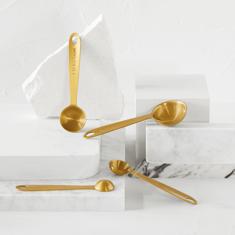 Gold Brush Measuring Spoons