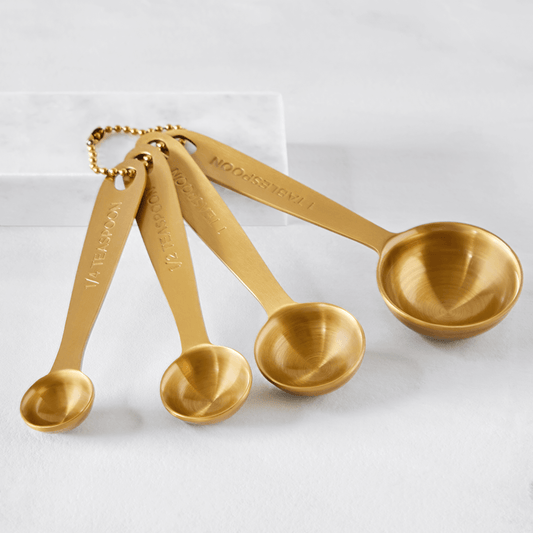 Gold Brush Measuring Spoons