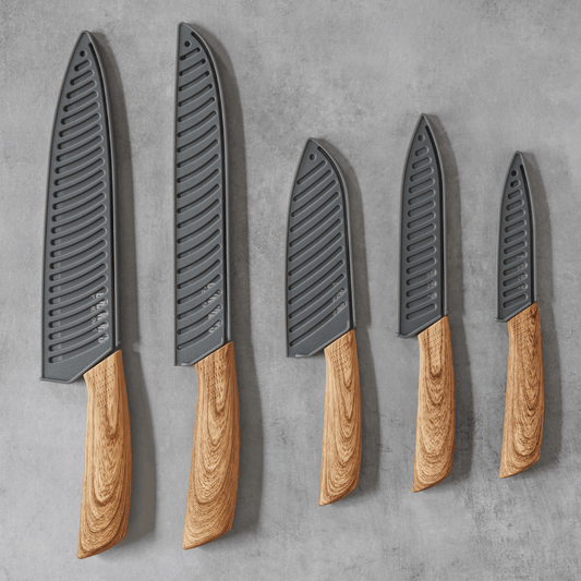 Wood Handle Knives (10 Piece Set)