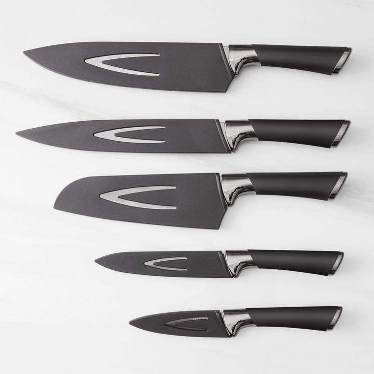 Gunmetal Knives (10 Piece Set)