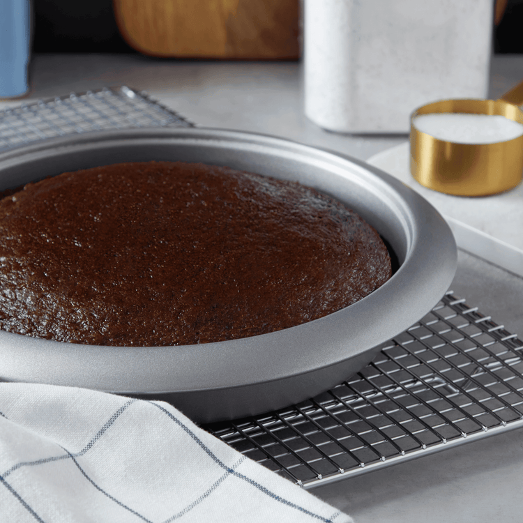 1pc Nonstick 24 Cup Carbon Steel Baking Pan, Grey-black Mini