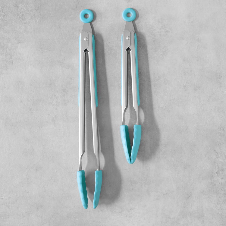 Arista Plastic Print Tongs with Rubber Tips (Set of 2) 783502