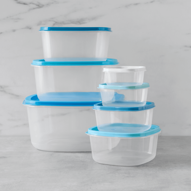 Ombre Square Storage Containers  (14 Piece Set)