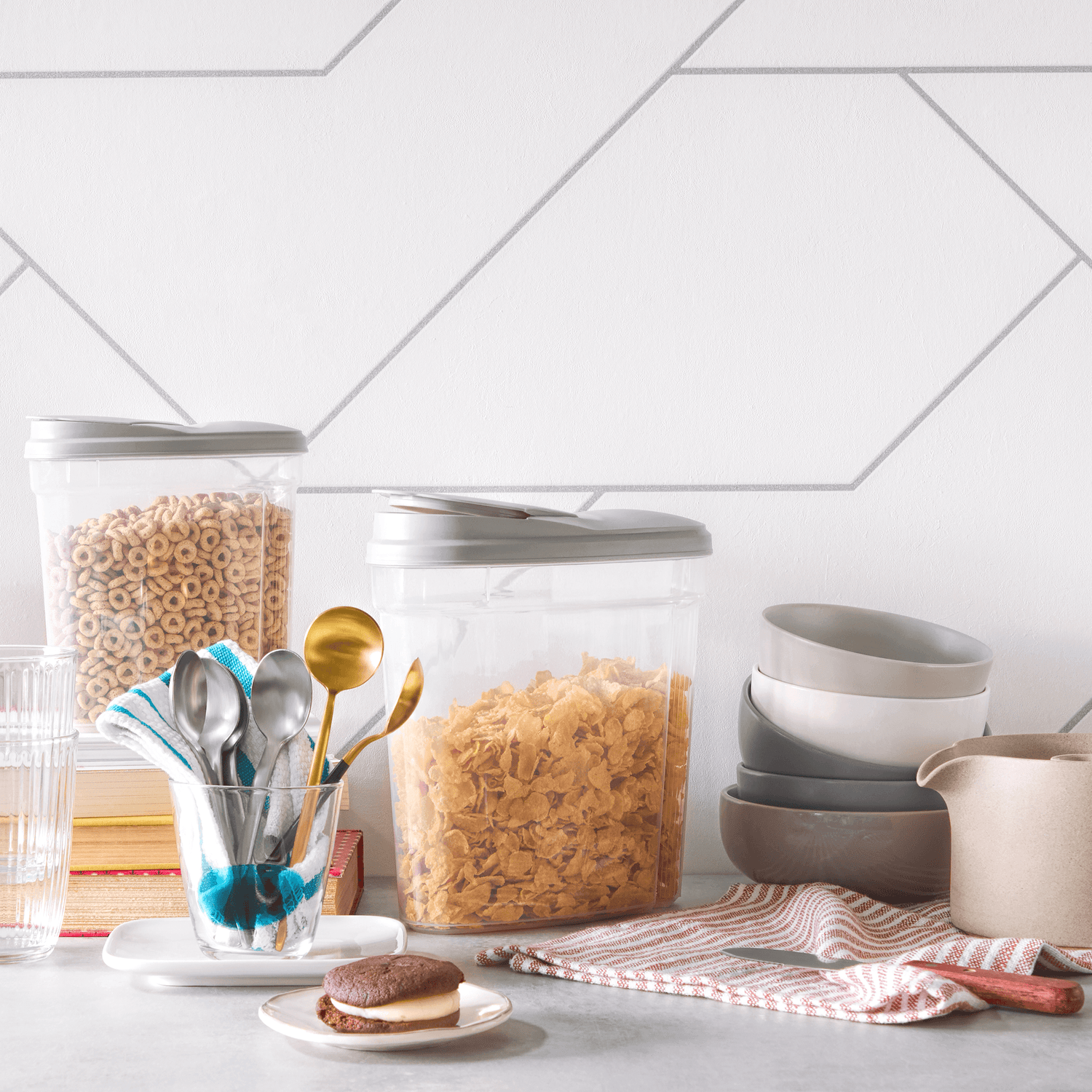 Pantry Organization with OXO POP Containers - One Sweet Mess