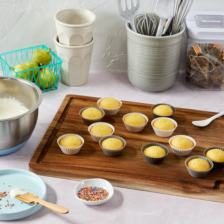Mini Muffin Pan Silicone Cupcake  12 Muffin Cup Silicone Walfos