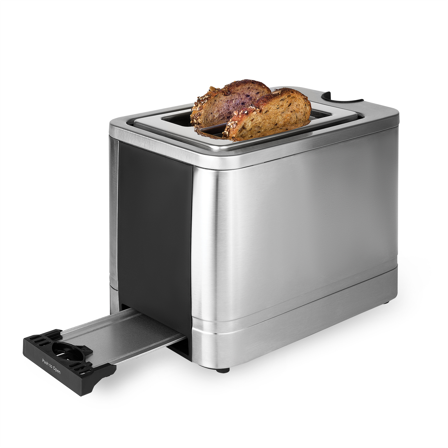 Black Decker 2-Slice Extra Wide Slot Toaster, Iron, Blue & Gray