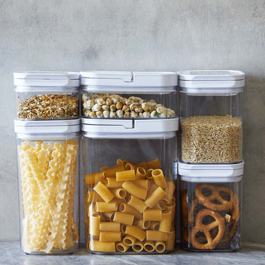 Total Solution® 10-piece Square Plastic Food Storage Set