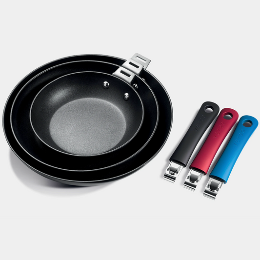 10" Anodized Fry Pan with Detachable Handle